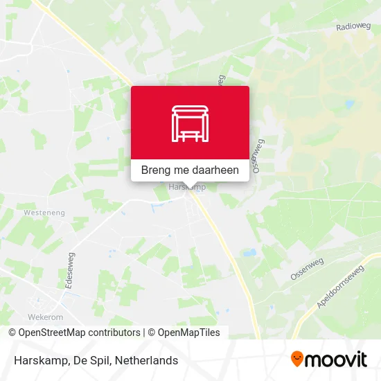 Harskamp, De Spil kaart