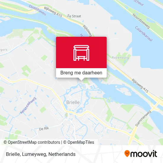 Brielle, Lumeyweg kaart