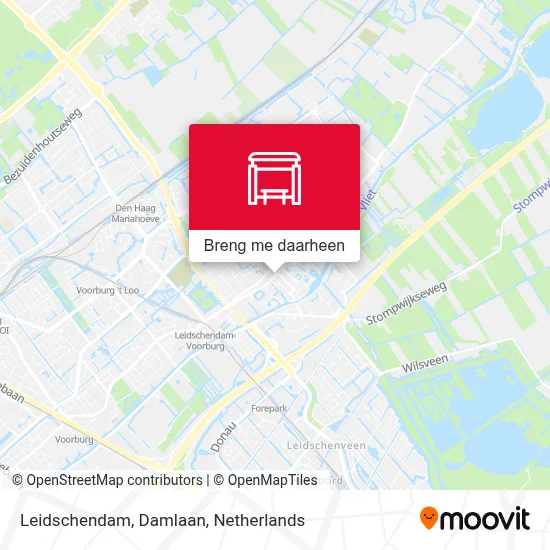 Leidschendam, Damlaan kaart