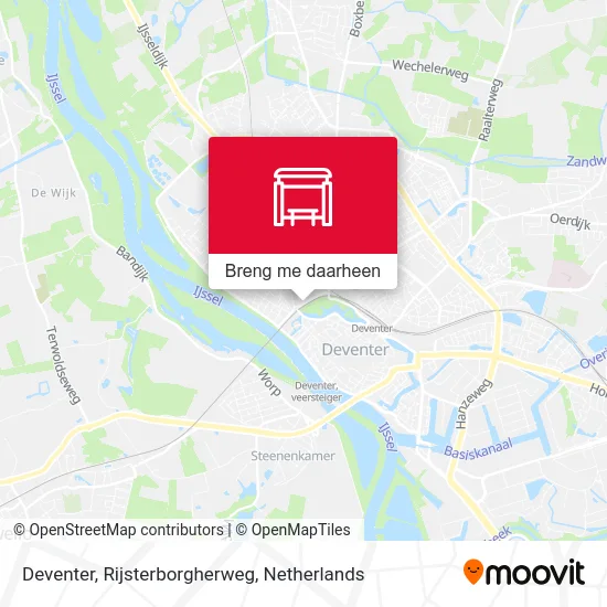 Deventer, Rijsterborgherweg kaart