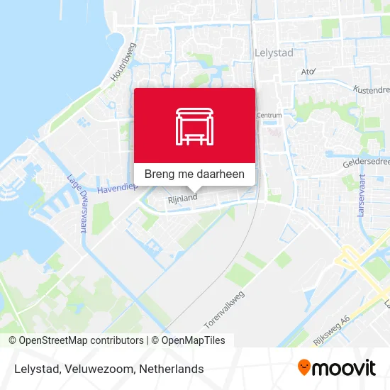 Lelystad, Veluwezoom kaart