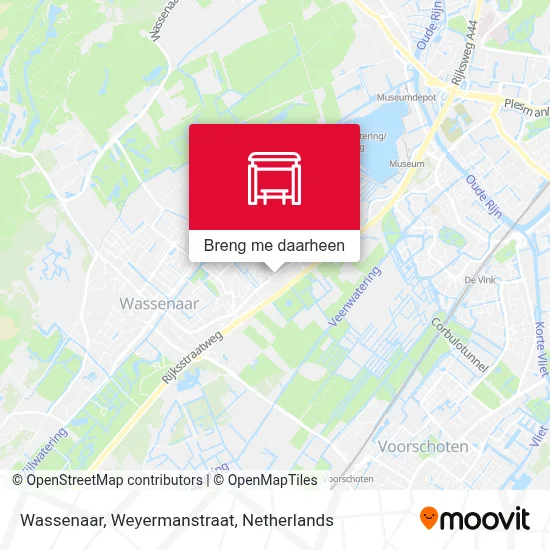 Wassenaar, Weyermanstraat kaart