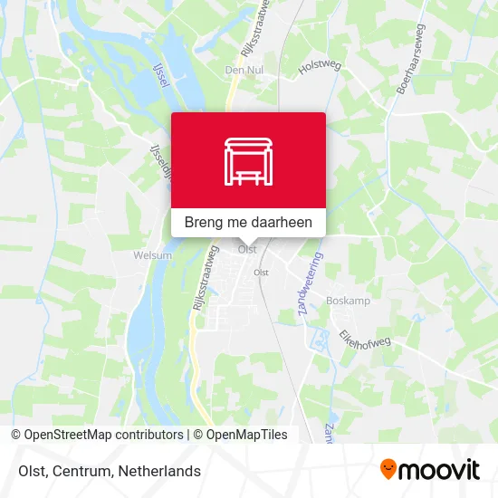 Olst, Centrum kaart