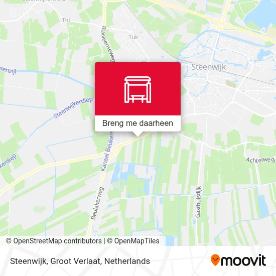 Steenwijk, Groot Verlaat kaart