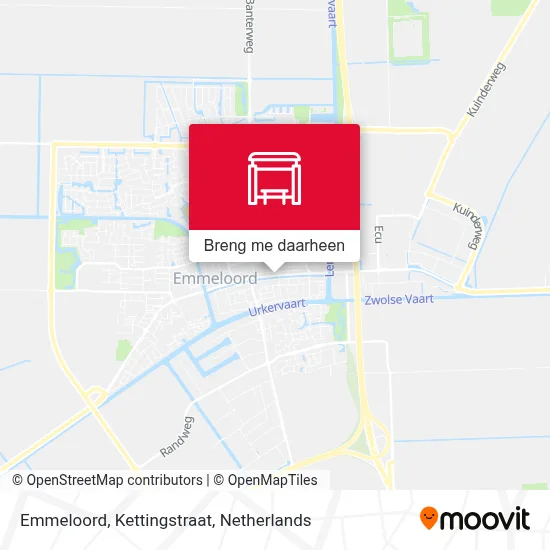 Emmeloord, Kettingstraat kaart