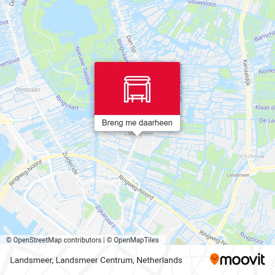 Landsmeer, Landsmeer Centrum kaart
