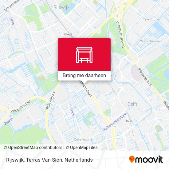 Rijswijk, Terras Van Sion kaart