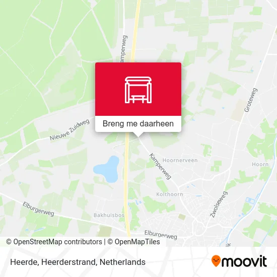 Heerde, Heerderstrand kaart