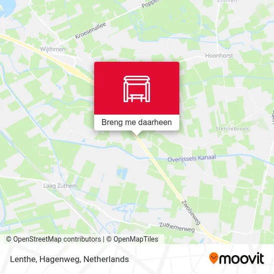 Lenthe, Hagenweg kaart