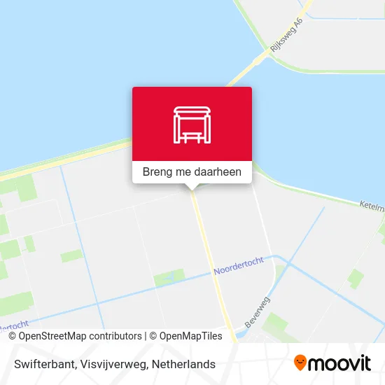 Swifterbant, Visvijverweg kaart