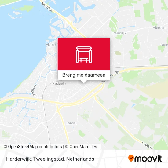 Harderwijk, Tweelingstad kaart