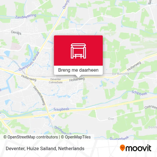 Deventer, Huize Salland kaart