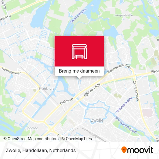 Zwolle, Handellaan kaart