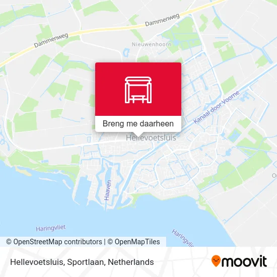 Hellevoetsluis, Sportlaan kaart