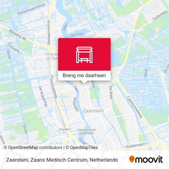 Zaandam, Zaans Medisch Centrum kaart