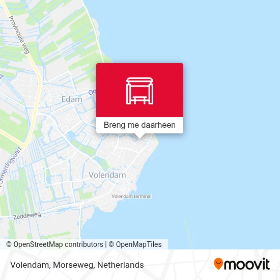 Volendam, Morseweg kaart