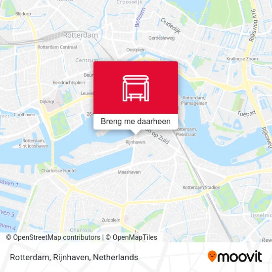 Rotterdam, Rijnhaven kaart