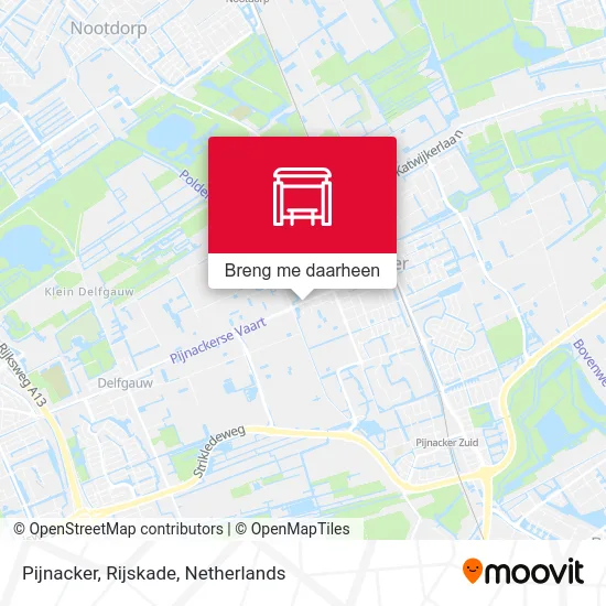 Pijnacker, Rijskade kaart