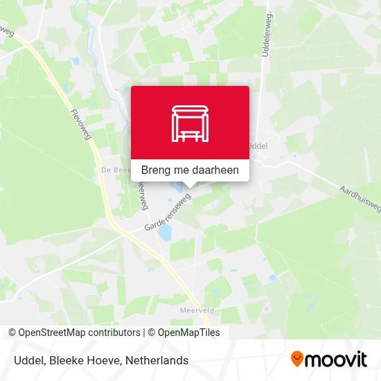 Uddel, Bleeke Hoeve kaart
