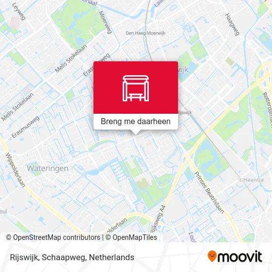 Rijswijk, Schaapweg kaart