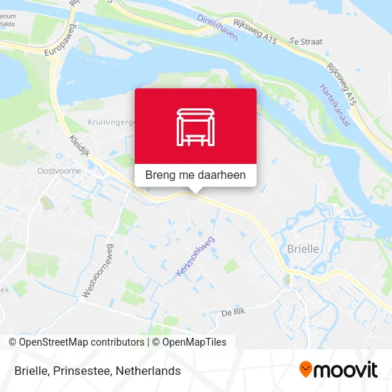 Brielle, Prinsestee kaart