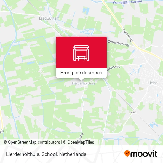 Lierderholthuis, School kaart