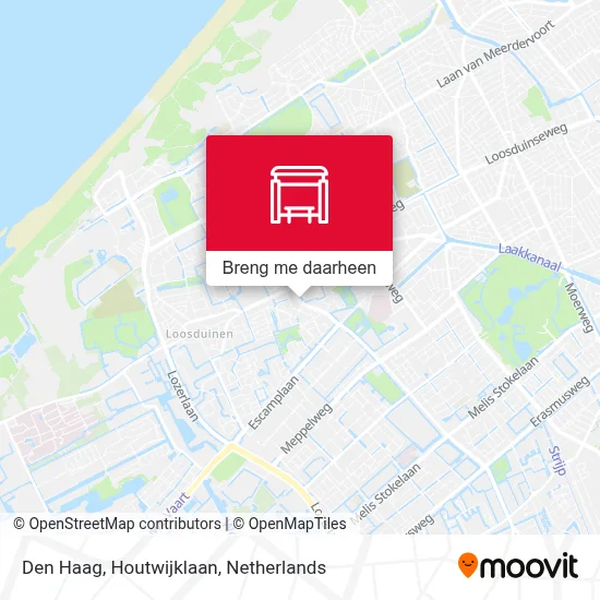 Den Haag, Houtwijklaan kaart