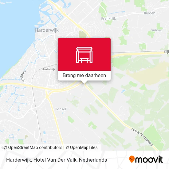 Harderwijk, Hotel Van Der Valk kaart