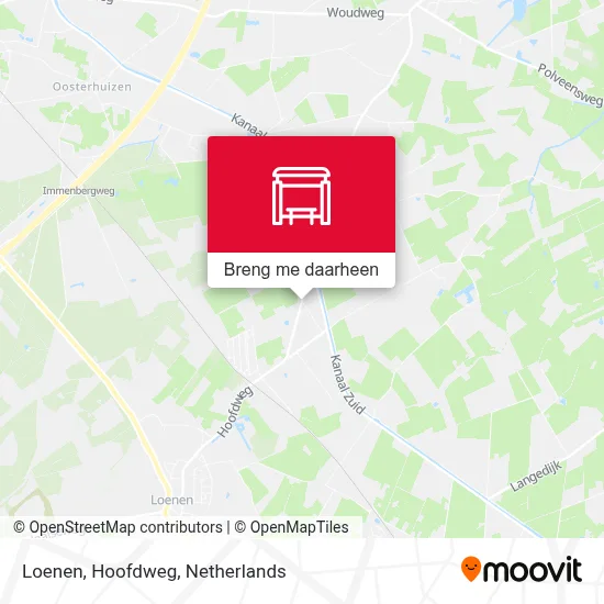 Loenen, Hoofdweg kaart