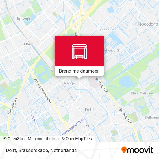 Delft, Brasserskade kaart