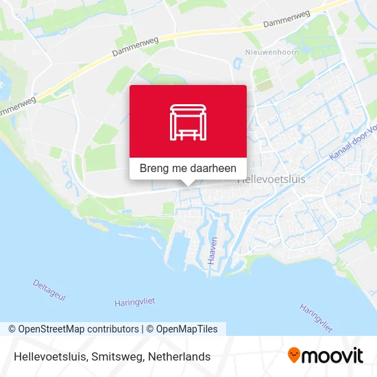 Hellevoetsluis, Smitsweg kaart