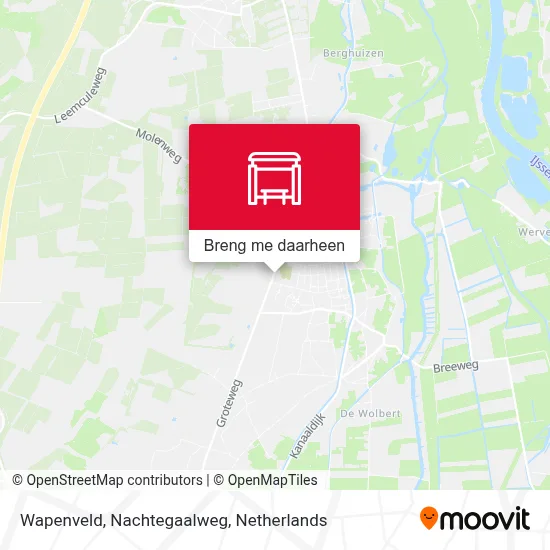 Wapenveld, Nachtegaalweg kaart
