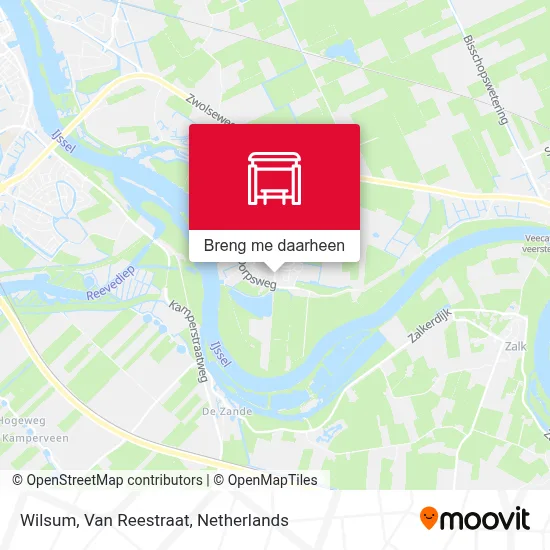 Wilsum, Van Reestraat kaart