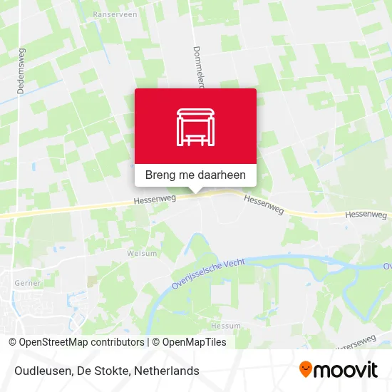 Oudleusen, De Stokte kaart