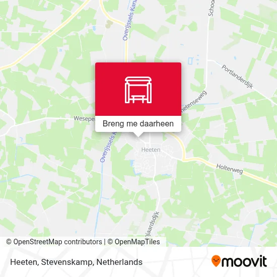 Heeten, Stevenskamp kaart