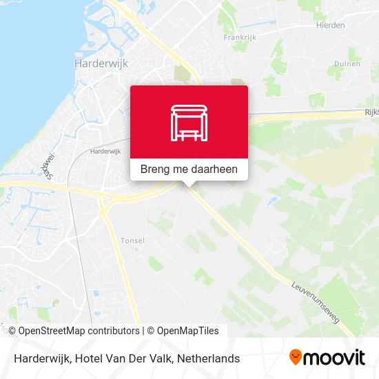 Harderwijk, Hotel Van Der Valk kaart