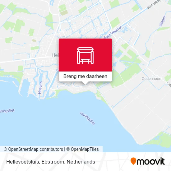 Hellevoetsluis, Ebstroom kaart
