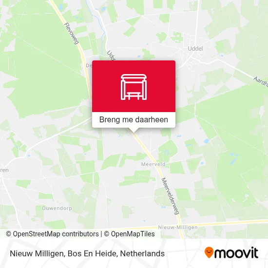 Nieuw Milligen, Bos En Heide kaart
