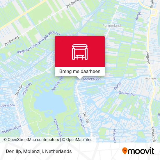 Den Ilp, Molenzijl kaart