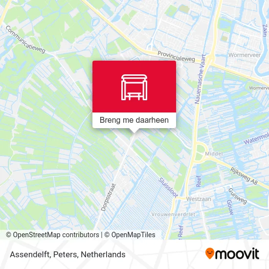 Assendelft, Peters kaart