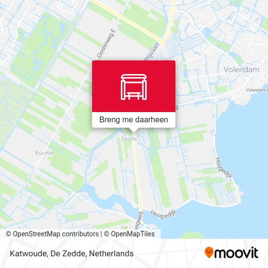 Katwoude, De Zedde kaart