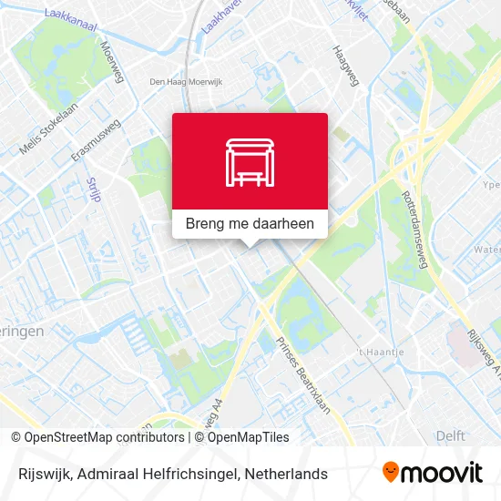 Rijswijk, Admiraal Helfrichsingel kaart