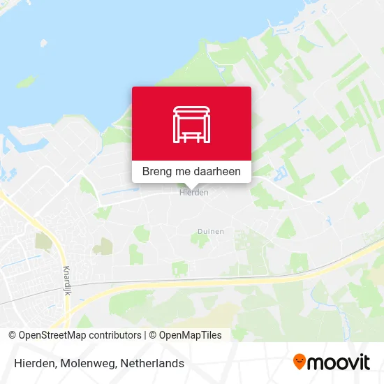Hierden, Molenweg kaart