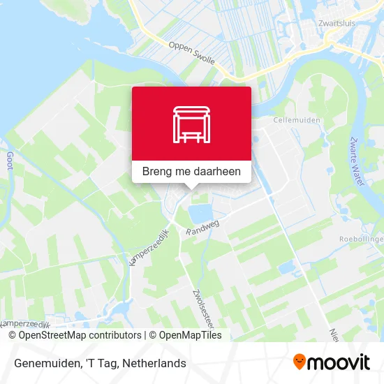 Genemuiden, 'T Tag kaart