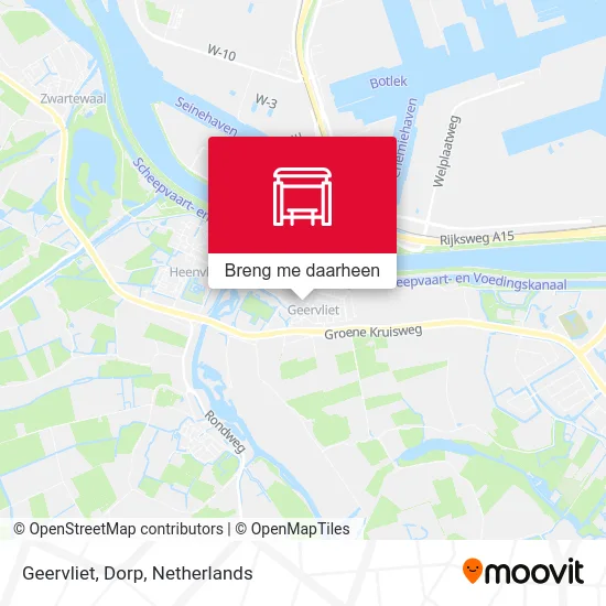 Geervliet, Dorp kaart