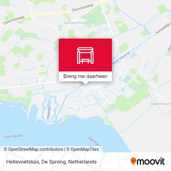 Hellevoetsluis, De Sprong kaart