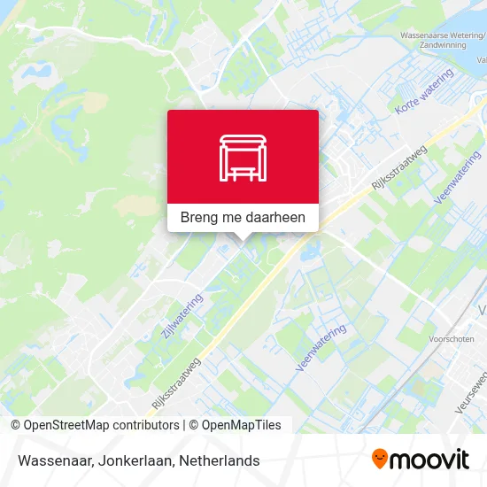 Wassenaar, Jonkerlaan kaart