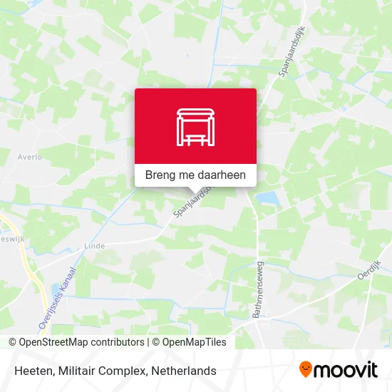Heeten, Militair Complex kaart