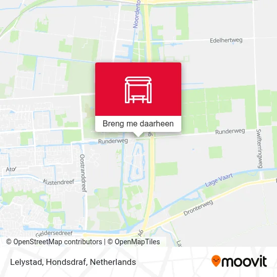 Lelystad, Hondsdraf kaart