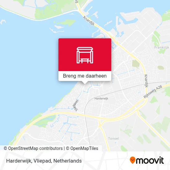 Harderwijk, Vliepad kaart